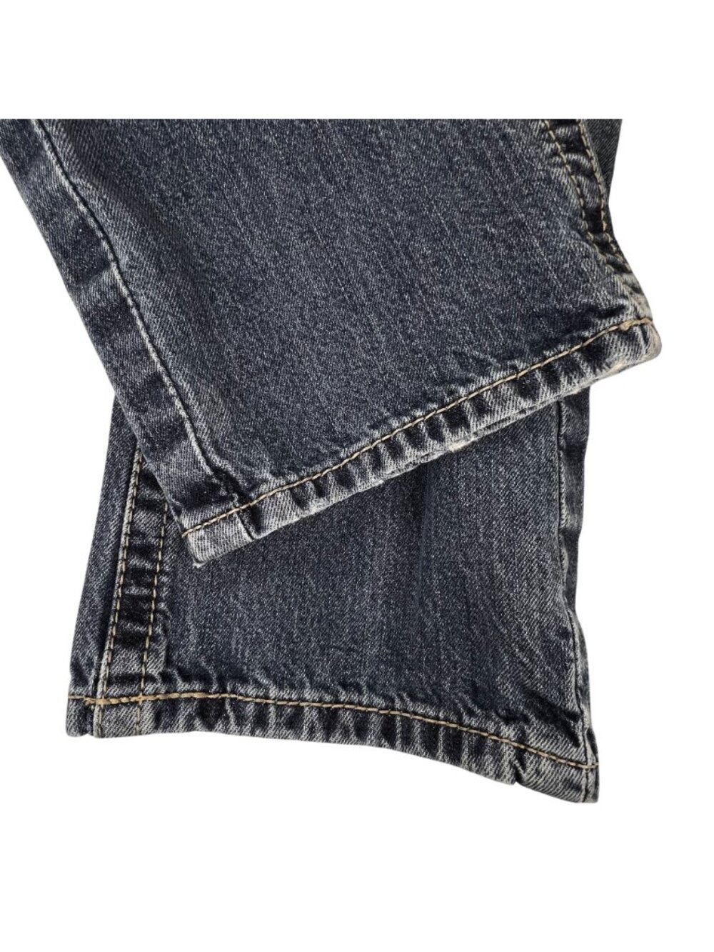 Ariat Mens Distressed Straight Denim Jeans 30/34 Stitching Embroidered Western - Picture 13 of 16